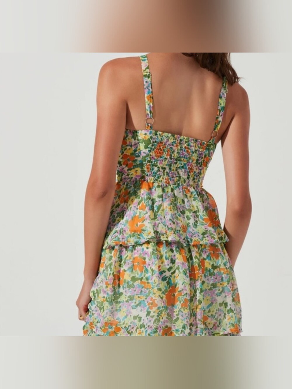 Astr The Label Midsummer Floral Tiered Maxi Dress Small Fairy Whimsy Coquette - Picture 3 of 8